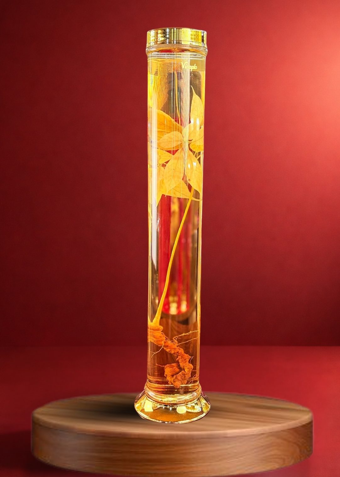 Rượu S&acirc;m Ngọc Linh b&igrave;nh 7.5L Vinaplo nguy&ecirc;n c&acirc;y